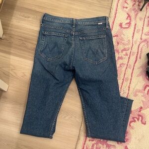 MOTHER Straight Leg Denim Jeans